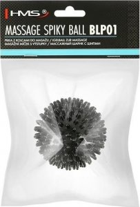 HMS BLP01 BLACK LACROSSE PIŁKA Z KOLCAMI DO MASAŻU HMS 6
