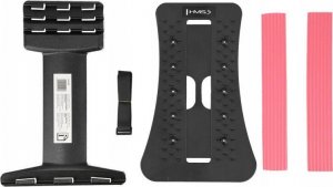 HMS Przyrząd do rozciągania pleców z magnesami czerwony PRP02 6