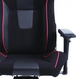 Fotel OCPC FUOCO 4D czarno-czerwony 2