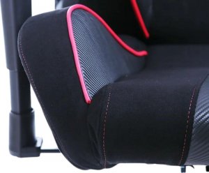 Fotel OCPC FUOCO 4D czarno-czerwony 6