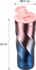 Nils Extreme NCB22 RÓŻOWY KUBEK TERMICZNY NILS 6