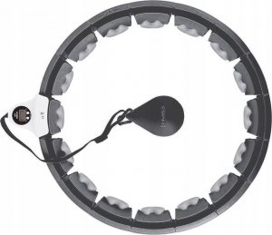 HMS Hula hop HHW06 z wypustkami, obciążnikiem i licznikiem czarne 7