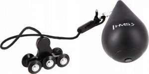 HMS Hula hop z wypustkami i obciążnikiem HHW12 czarne 5