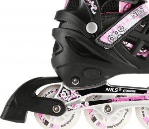 Rolki Nils Extreme NH10905 z wymienną płozą regulowane czarne r. 39-42 7