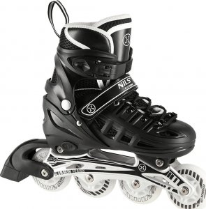 Rolki Nils Extreme NH10905 z wymienną płozą regulowane czarne r. 35-38 5