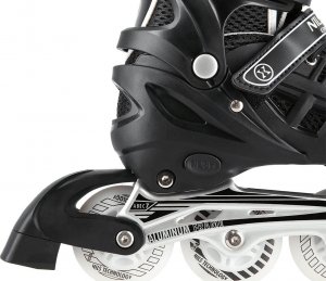 Rolki Nils Extreme NH10905 z wymienną płozą regulowane czarne r. 35-38 7