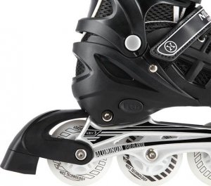 Rolki Nils Extreme NH10905 z wymienną płozą regulowane czarne r. 31-34 5