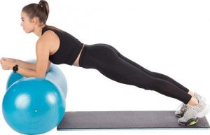 HMS YP05 BLUE PIŁKA GIMNASTYCZNA ORZESZEK HMS 4