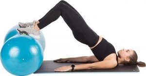 HMS YP05 BLUE PIŁKA GIMNASTYCZNA ORZESZEK HMS 6