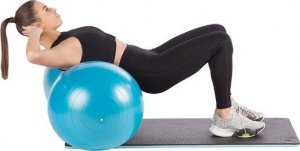 HMS YP05 BLUE PIŁKA GIMNASTYCZNA ORZESZEK HMS 7