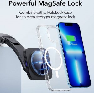 ESR Uchwyt samochodowy z przyssawką ESR HaloLock z ładowarką indukcyjną Qi, MagSafe (czarny) 8