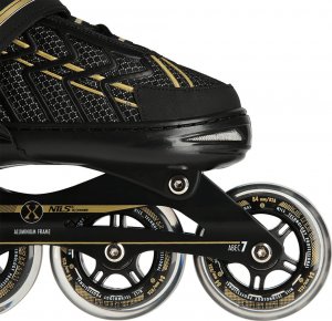 Rolki Nils Extreme NA1128 szybkościowe regulowane czarne r. 39-42 7