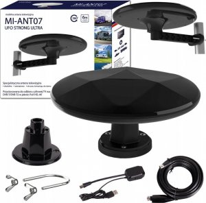 Antena RTV Mistral Antena DVB-T2 Mistral MI-ANT07 UFO - CZARNA 1