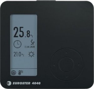 Euroster przewodowy regulator 4040, kolor czarny E4040B 1