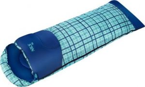 Nils Extreme Śpiwór niebieska krata r. L NC2009 2