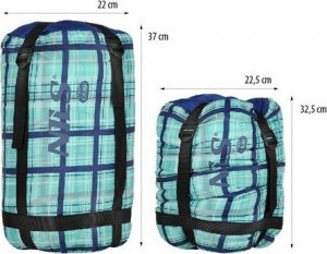 Nils Extreme Śpiwór niebieska krata r. L NC2009 8