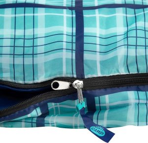 Nils Extreme Śpiwór niebieska krata r. L NC2009 10