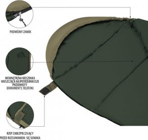 Nils Extreme NC2012 ZIELONY ŚPIWÓR NILS CAMP 12