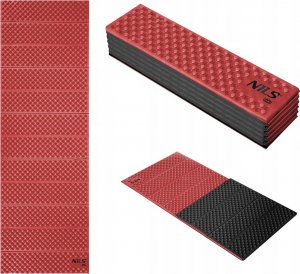 Nils Extreme NC1768 CZERWONA KARIMATA SKŁADANA 188cm NILS CAMP 2