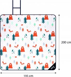 Nils Extreme NC8028 LAS KOC PIKNIKOWY 195X200 CM NILS CAMP 3