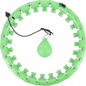 HMS Hula hop z wypustkami i obciążnikiem HHW01 zielone 3