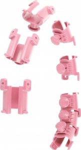 HMS Hula hop z wypustkami i obciążnikiem HHW01 różowe 6