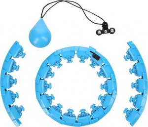 HMS Hula Hop One Fitness OHA01 z obciążnikiem i wypustkami niebieski 5