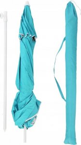 Nils Extreme NC7822 TURKUSOWY PARASOL PLAŻOWY XL 220 CM NILS 12