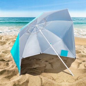Nils Extreme NC7822 TURKUSOWY PARASOL PLAŻOWY XL 220 CM NILS 14