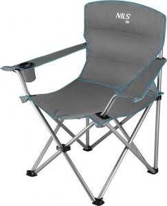 Nils Extreme NC3079 SZARO-ZIELONE KRZESŁO TURYSTYCZNE NILS CAMP 2