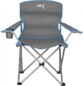 Nils Extreme NC3079 SZARO-NIEBIESKIE KRZESŁO TURYSTYCZNE NILS CAMP 8