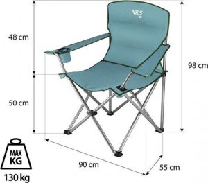 Nils Extreme NC3079 ZIELONE KRZESŁO TURYSTYCZNE NILS CAMP 4