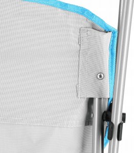 Nils Extreme NC3087 SZARE KRZESŁO TURYSTYCZNE Z DASZKIEM NILS CAMP 14