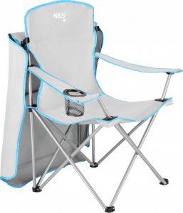 Nils Extreme NC3087 SZARE KRZESŁO TURYSTYCZNE Z DASZKIEM NILS CAMP 3