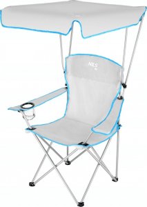 Nils Extreme NC3087 SZARE KRZESŁO TURYSTYCZNE Z DASZKIEM NILS CAMP 6