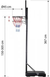 Nils Extreme ZDK321 kosz do koszykówki 3