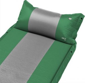 Nils Extreme NC4349 Ciemnozielona Mata Samopompująca z poduszką 4