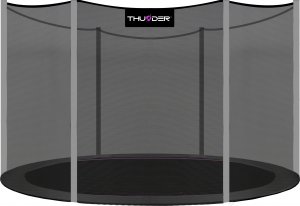 Thunder SIATKA DO TRAMPOLINY THUNDER OUTSIDE-PRO 8FT - RÓŻOWA 1