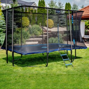 Trampolina ogrodowa Thunder Outside Phenom z siatką zewnętrzną 213 x 152 cm 9