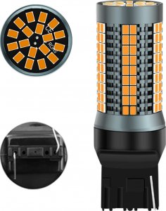 SKLEPLEDY ŻARÓWKA W21W T20 LED XSTORM POMARAŃCZOWA KIERUNKI 1