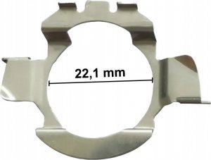 SKLEPLEDY ADAPTER LED H7 OPEL VW AUDI SKODA RENUALT FORD 3