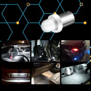 SKLEPLEDY ŻARÓWKA LED T4W BA9S XSTORM 360 6000K COB 5