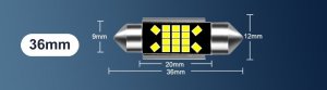 SKLEPLEDY ŻARÓWKA RURKA LED 36MM C3W C5W XSTORM 16SMD CANBUS 7