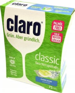 Claro Claro Classic ekologiškos indaplovių tabletės, 75 vnt. 1
