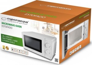Kuchenka mikrofalowa Esperanza Estofado EKO011W 4