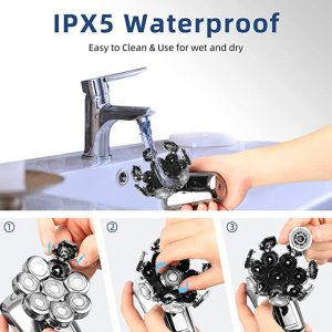 Golarka Tintuzno Golarka Elektryczna Wodoodporna Męska Maszynka TINTUNZO 4