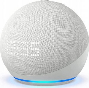Głośnik Amazon Echo Dot 5 z zegarem biały (B09B95DTR4) 1