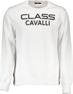 Cavalli Class BLUZA KLASA CAVALLI BEZ ZAMKA MĘSKA BIAŁA 2XL 1