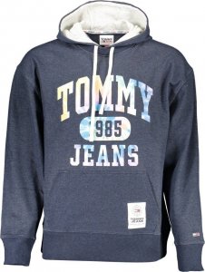 Tommy Hilfiger BLUZA TOMMY HILFIGER BEZ ZAMKA MĘSKA NIEBIESKA XL 1