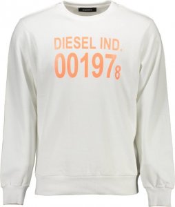 Diesel DIESEL BLUZA BEZ ZAMKA MĘSKA BIAŁA S 1